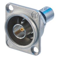 Neutrik NBB75DFI BNC Einbaubuchse im Nickel...