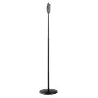 K&M 26085 Einhand-Mikrofonstativ Rundsockel schwarz