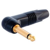 Neutrik NP2RX-B 2 poliger 6.35 mm Winkelkllinkenstecker,...
