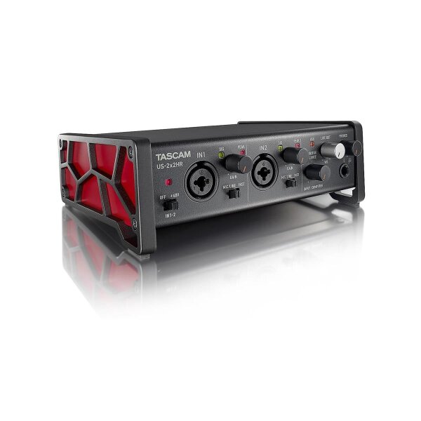 Tascam US-2x2HR Hochauflösendes USB-Audio-/MIDI-Interface (2 Eingänge, 2 Ausgänge)